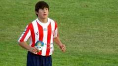 El jugador de tan solo 13 a&ntilde;os podr&iacute;a ser el futbolista m&aacute;s joven en debutar en el futbol de aquel pa&iacute;s.