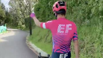 Rigoberto Urán muestra avances de su recuperación.