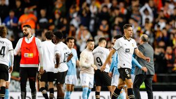 17/01/24 PARTIDO UNICO COPA DEL REY OCTAVOS
VALENCIA - CELTA VIGO
FIN DE PARTIDO TRISTEZA GABRIEL PAULISTA