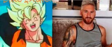 Los memes tras el cambio de 'look' de Lionel Messi