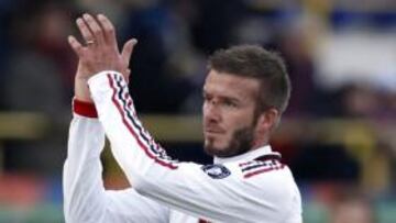 Beckham dice que si marca contra el Manchester United no lo celebrará
