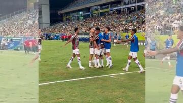 La asistencia de Jhon Arias para la victoria de Fluminense