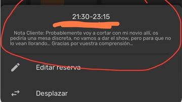 La insólita reserva de mesa en un restaurante: “Voy a cortar con mi novio”