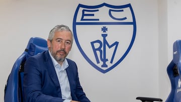 Ignacio Triana, presidente del Movistar Estudiantes, durante la entrevista con AS.