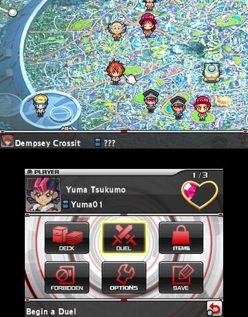 Captura de pantalla - Yu-Gi-Oh! Zexal: Duel Carnival (3DS)