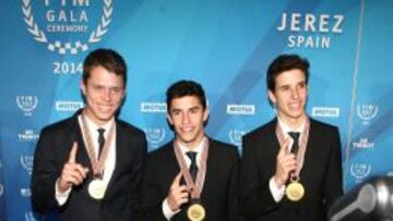 TRIPLE DE LUJO. Rabat y los hermanos Márquez, Marc y Álex, protagonistas de un Mundial inolvidable.