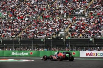 Este sábado se llevó a cabo la calificación del Gran Premio de México, y así se vivió el ambiente en el Autódromo Hermanos Rodríguez.