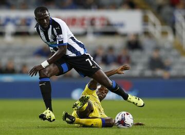 Joseé Semedo en un del Sheffield Wednesday ante el Newcastle United.