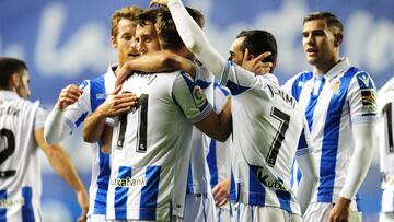 Jugadores de la Real Sociedad.