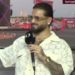 Maluma abandona una entrevista al ser preguntado por su actuación en el Mundial