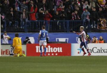 Griezmann celebra el 3-0.