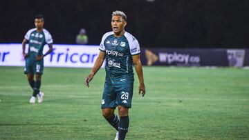 Teófilo Gutiérrez en un partido de Deportivo Cali.