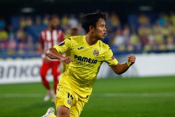1-0. Takefusa Kubo marcó y celebró el primer gol.