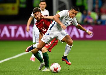 Las mejores imágenes del Portugal-Chile en Kazán
