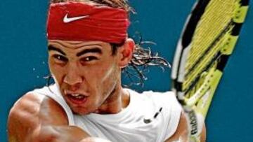 <b>ADELANTE. </b>Nadal ya se ha adaptado a las circunstancias especiales del US Open: Troicki lo comprobó.