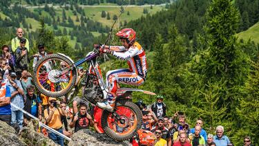 Toni Bou, con la Honda en el TrialGP de Italia 2023.