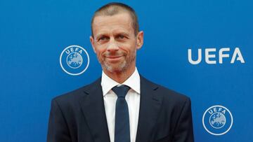 El presidente esloveno de la UEFA, Aleksander Ceferin.