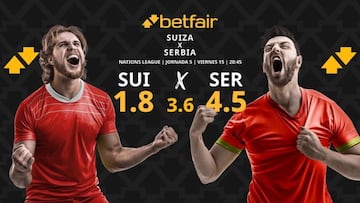 Suiza vs. Serbia: horario, dónde ver, pronósticos y clasificación