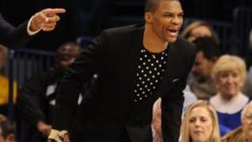 La cómica discusión entre Westbrook y un fan de Lakers