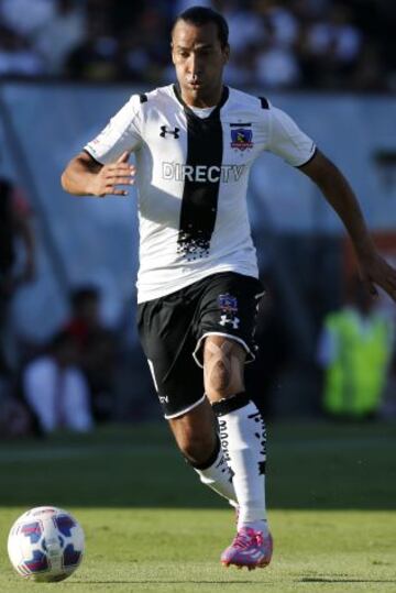 Figueroa en su segundo ciclo en Colo Colo, en 2015.