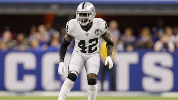 El strong safety pasó una temporada con Cleveland Browns después de jugar sus primeros cuatro años con Oakland Raiders. Ahora vuelve a Las Vegas.