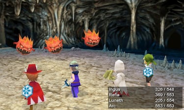 Final Fantasy III mejora sus gráficos para su estreno en Steam