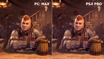 Capturas de la versión Ultra de PC con la de la consola de Sony.