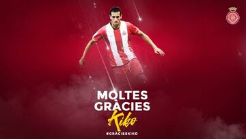Kiko Olivas rescinde su contrato con el Girona.