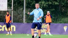 Sergio González, durante un entrenamiento.