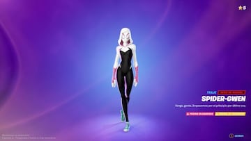 Spider-Gwen es exclusiva del Pase de Batalla de Fortnite Temporada 4