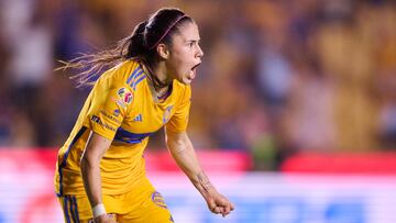 Lizbeth Ovalle, cerca de convertirse en la máxima goleadora de Tigres Femenil