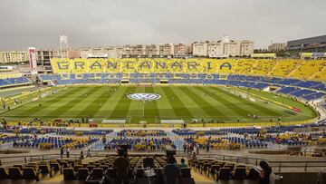 El Estadio de Gran Canaria antes de un partido de Las Palmas.