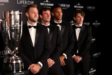 Jack Sock, Tommy Paul, Felix Auger-Aliassime y Taylor Fritz.