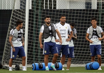 Barcelona 05 Junio 2018, EspaÃ±a
Entrenamiento de la Seleccion Argentina en el predio del Barcelona, Joan Gamper.

Foto Ortiz Gustavo
