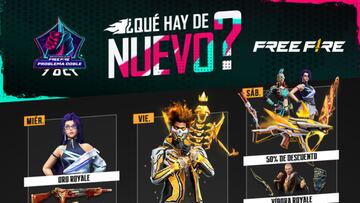 Agenda semanal de Free Fire del 21 al 27 de septiembre con torre Booyah y v¨ªbora royale