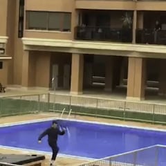 La genialidad del excapitán del Huesca que alegró el día a todos sus vecinos