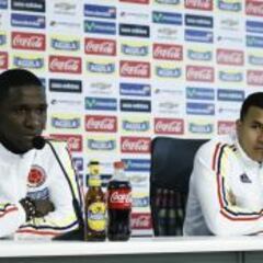 Zapata y Murillo: Estamos motivados para el juego con Perú