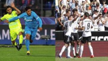 El Valencia, a por su segundo triunfo y el Zenit, a seguir firme