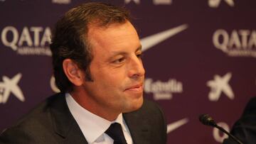 Rosell como presidente del Barcelona.