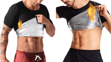 Camiseta con efecto sauna para hombre