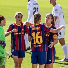 El gol se reparte en el Barça: 11 goleadoras en 4 partidos