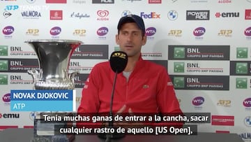 Djokovic gana en Roma y ya piensa en Roland Garros
