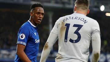 Yerry Mina fue titular ante el Cardiff