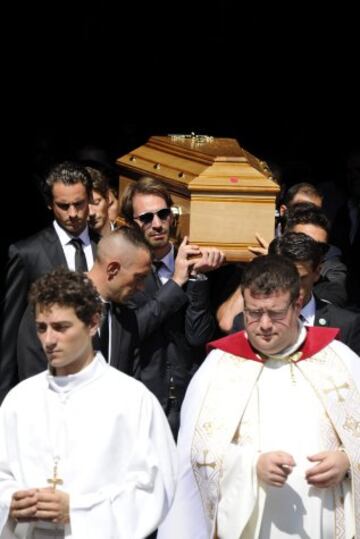 Funeral de Jules Bianchi en Niza.