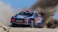 Dani Sordo (Hyundai) en el Rally de Portugal. 