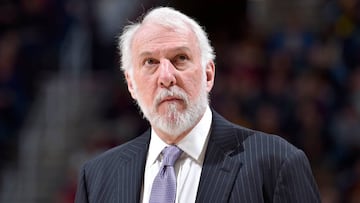 Gregg Popovich, durante un partido