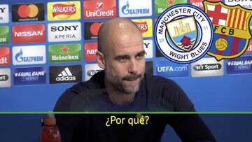 La contundente respuesta de Guardiola cuando comparan al City y al Barça