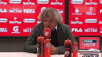 Alberto Gamero tras el clásico .