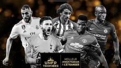 Benzema and Griezmann battle for best French player award