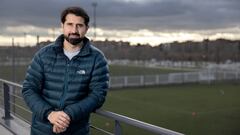 Rubén de la Red posa para AS el pasado martes en la Ciudad Deportiva del Rayo Vallecano.